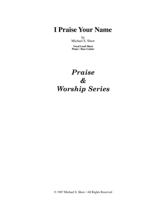 Book cover for I Praise Your Name