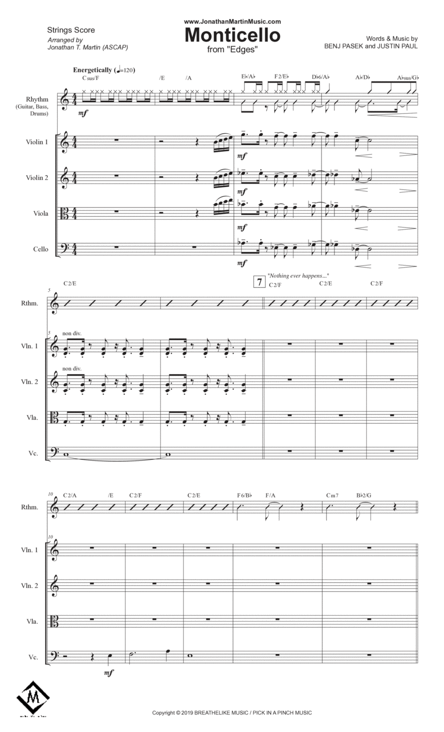 Monticello Monticello Small Ensemble scores gallery preview page 1