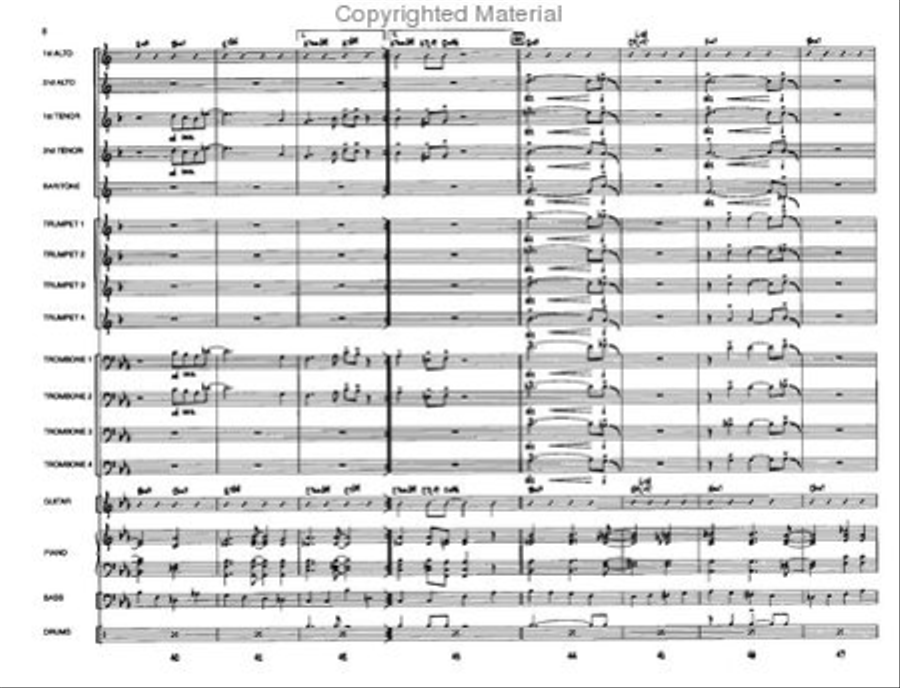 Eenie, Meenie, Minor Mode Jazz Ensemble scores gallery preview page 7