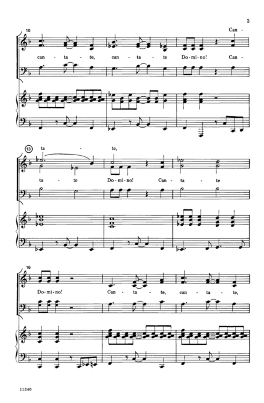 Cantate Domino 3-Part scores gallery preview page 3