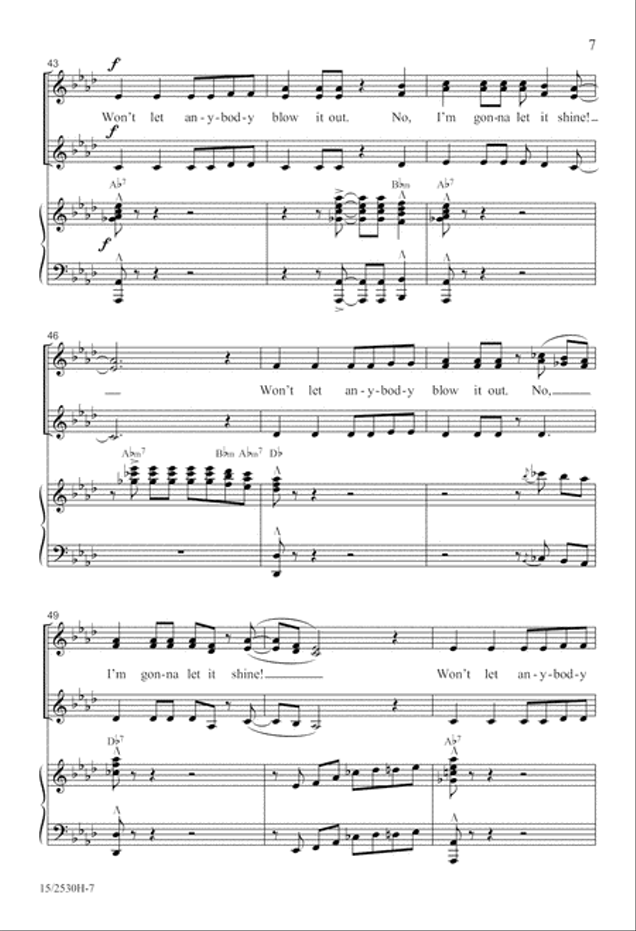 This Little Light of Mine SSA scores gallery preview page 8