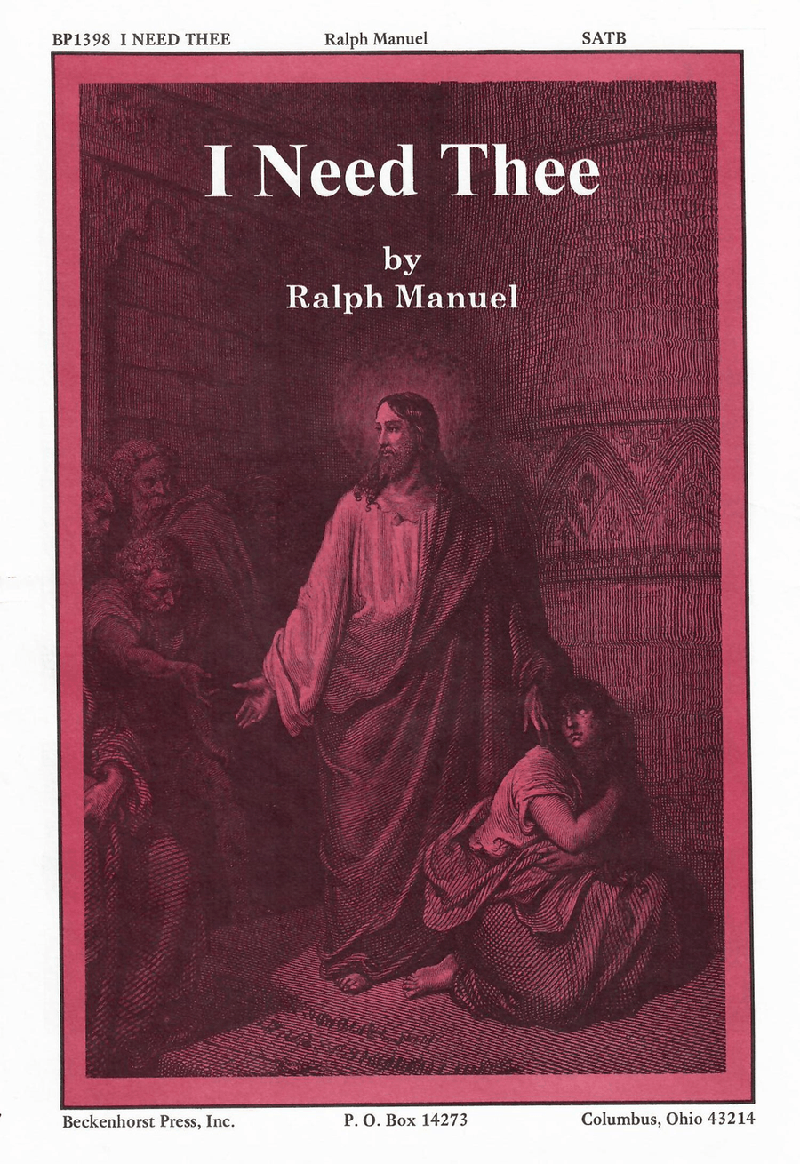 I Need Thee I Need Thee 4-Part scores gallery preview page 1