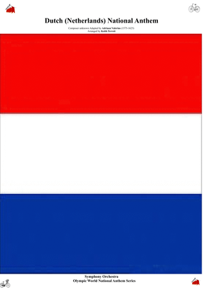 Dutch National Anthem for Symphony Orchestra
