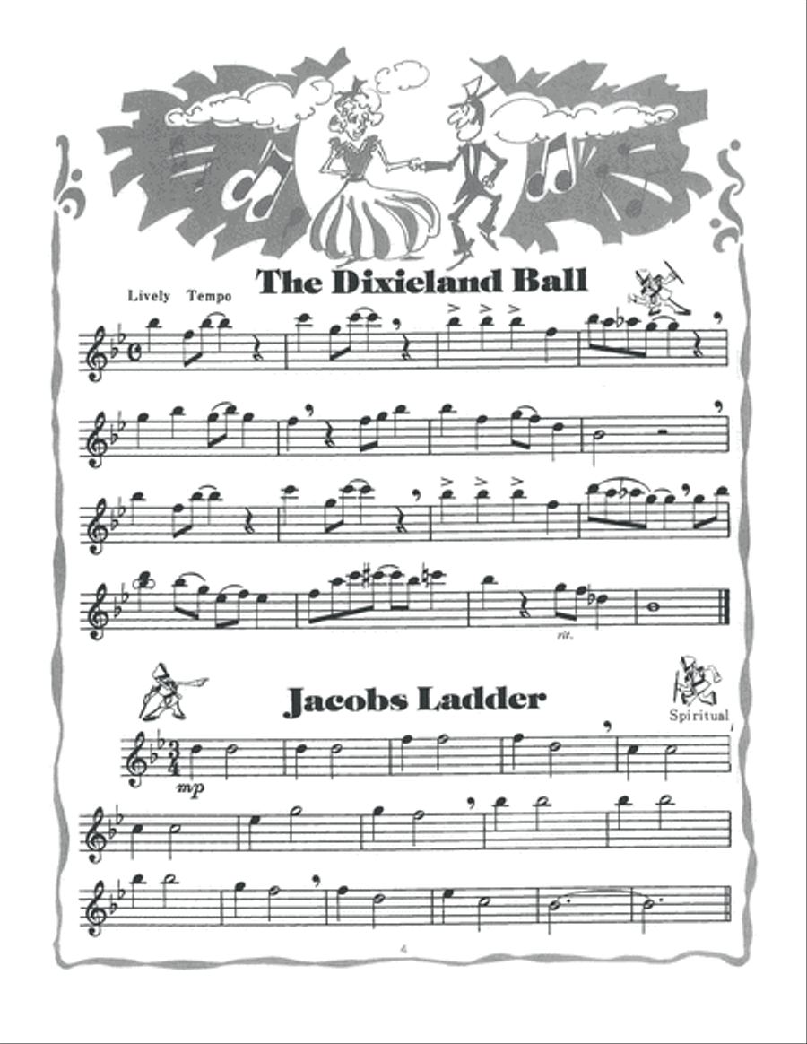 Easy to Play Flute Solos Easy to Play Flute Solos Flute Solo scores gallery preview page 5