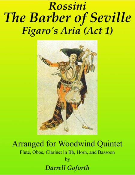 Rossini: Figaro's Aria from "The Barber of Seville" for Woodwind Quintet image number null