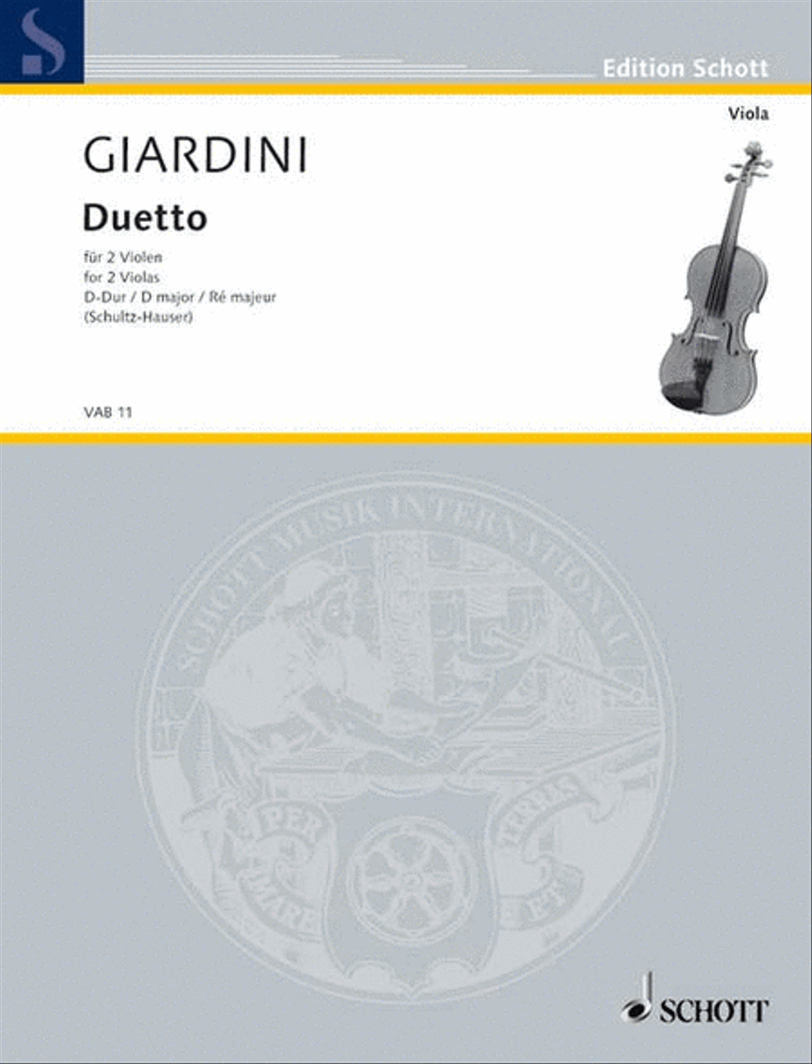 Duet in D Major String Duet scores gallery preview page 1