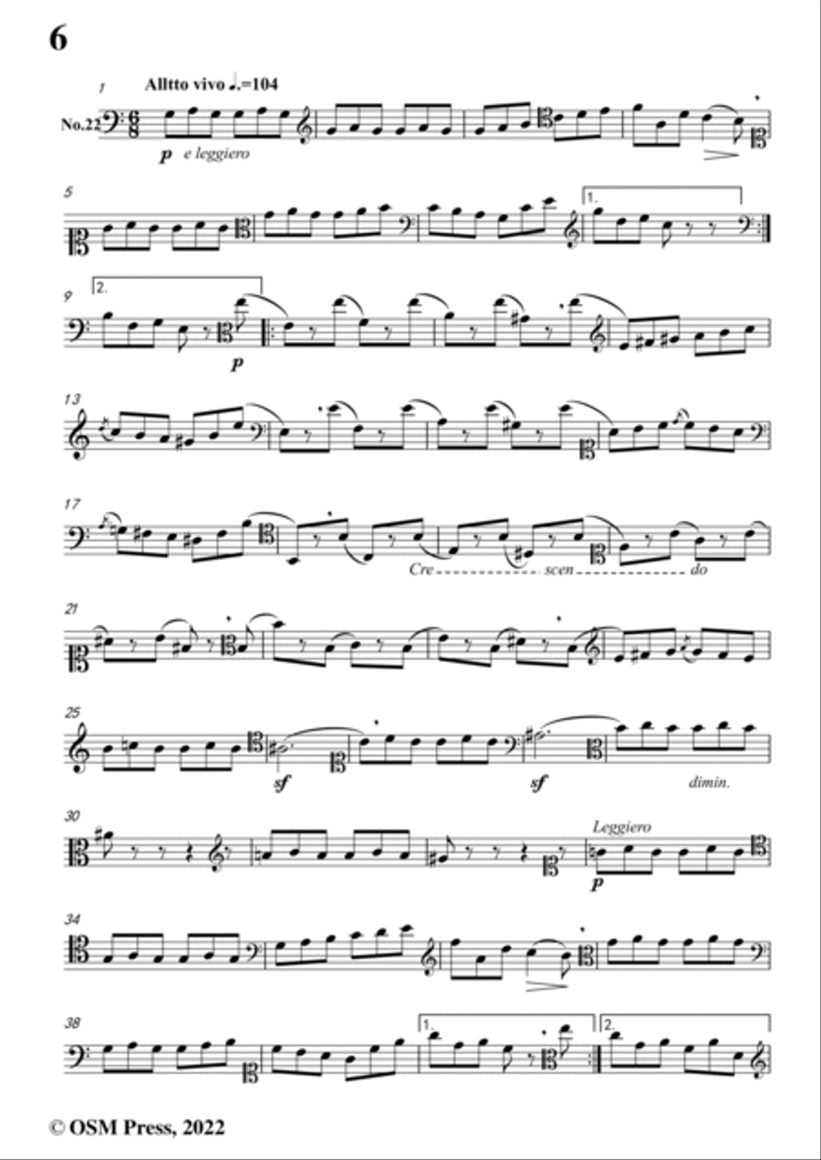 Lavignac-Solfege des solfeges,Volum 3F No.21-30,for Voice Medium Voice scores gallery preview page 6