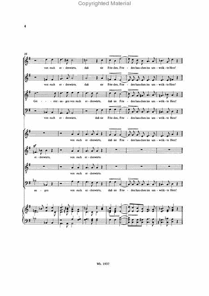 4 Double Choir Songs Op. 141