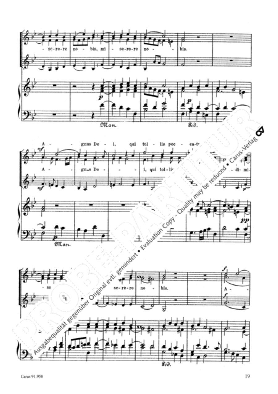 St. Benedictus-Messe SSA scores gallery preview page 20