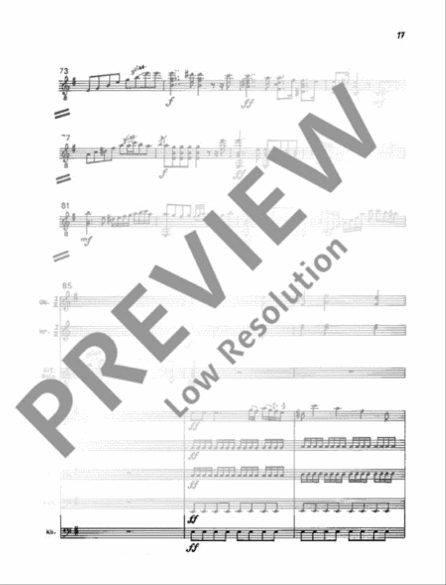 Concerto E Minor Concerto E Minor Orchestra scores gallery preview page 18