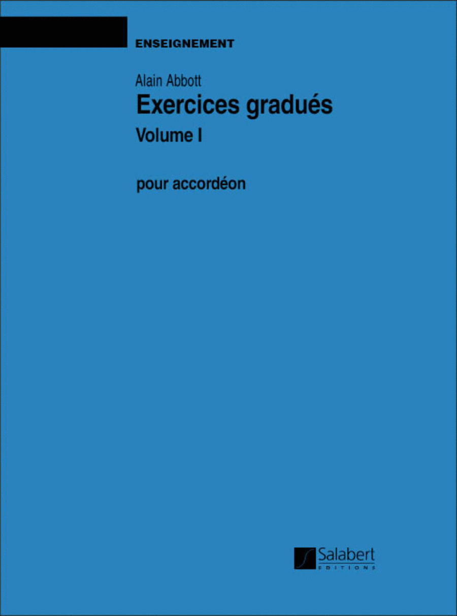 Exercices Gradues Vol.1 Accordeon Enseignement Accordion scores gallery preview page 1