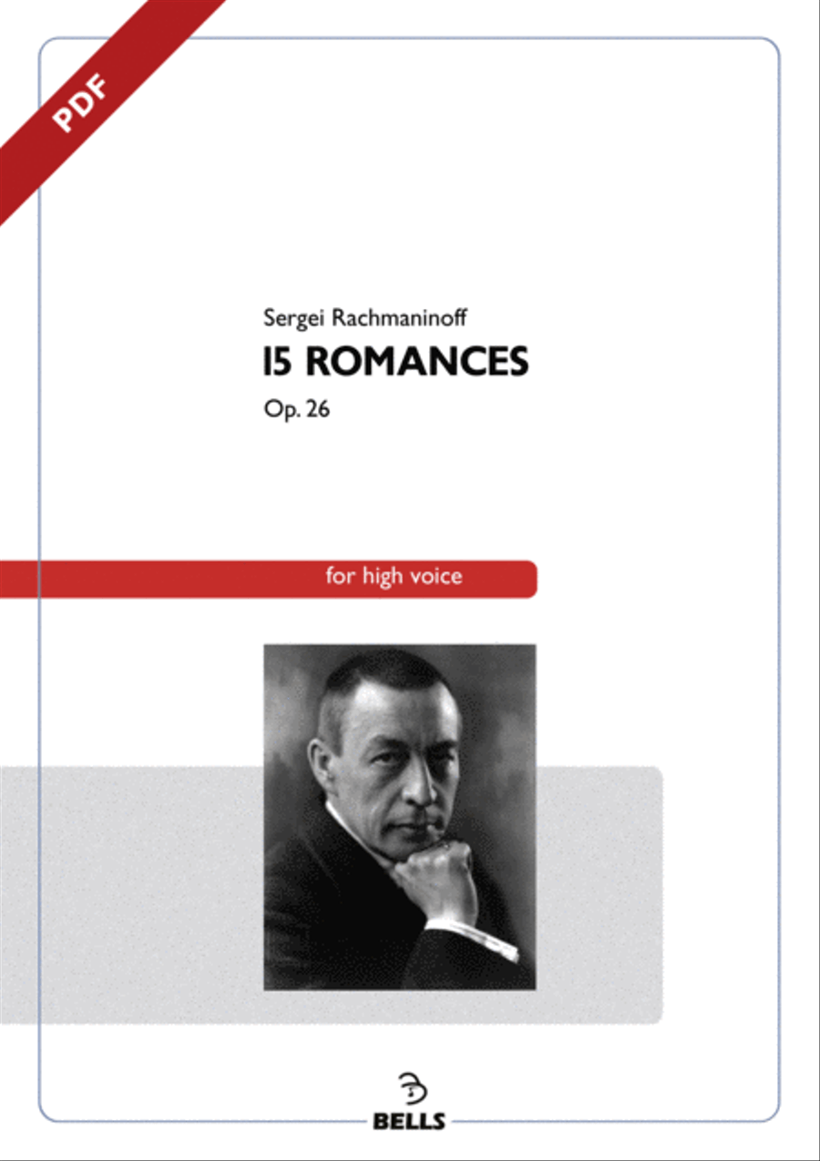 15 Romances, Op. 26 Voice Solo scores gallery preview page 1
