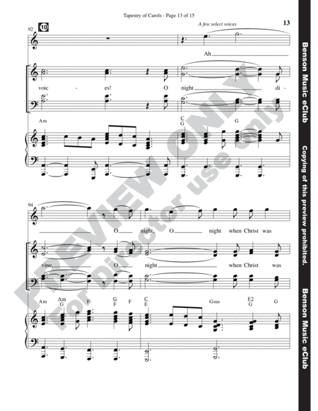 Tapestry of Carols (Orchestration) image number null