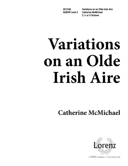 Variations on an Olde Irish Aire