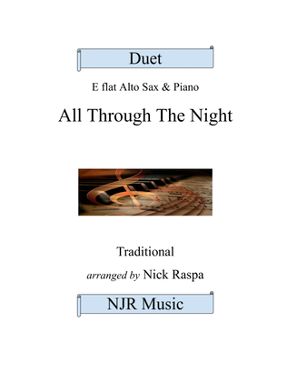 Book cover for All Through The Night (Alto Sax & Piano) complete set