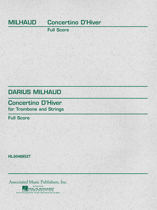 Book cover for Concertino d'Hiver