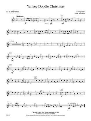 Yankee Doodle Christmas: 1st B-flat Trumpet