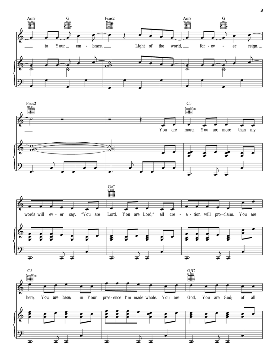 Forever Reign Guitar scores gallery preview page 3