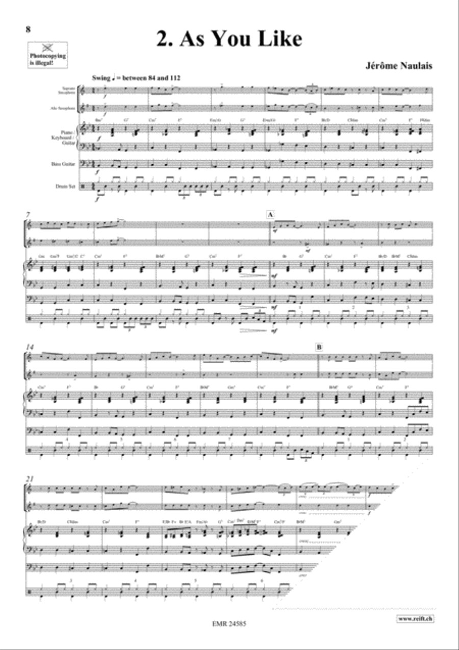 Play With Your Band Volume 1 Woodwind Ensemble scores gallery preview page 4