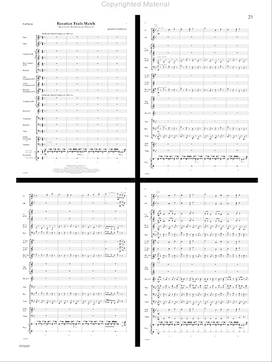 Will Drum for Food Will Drum for Food Concert Band scores gallery preview page 24