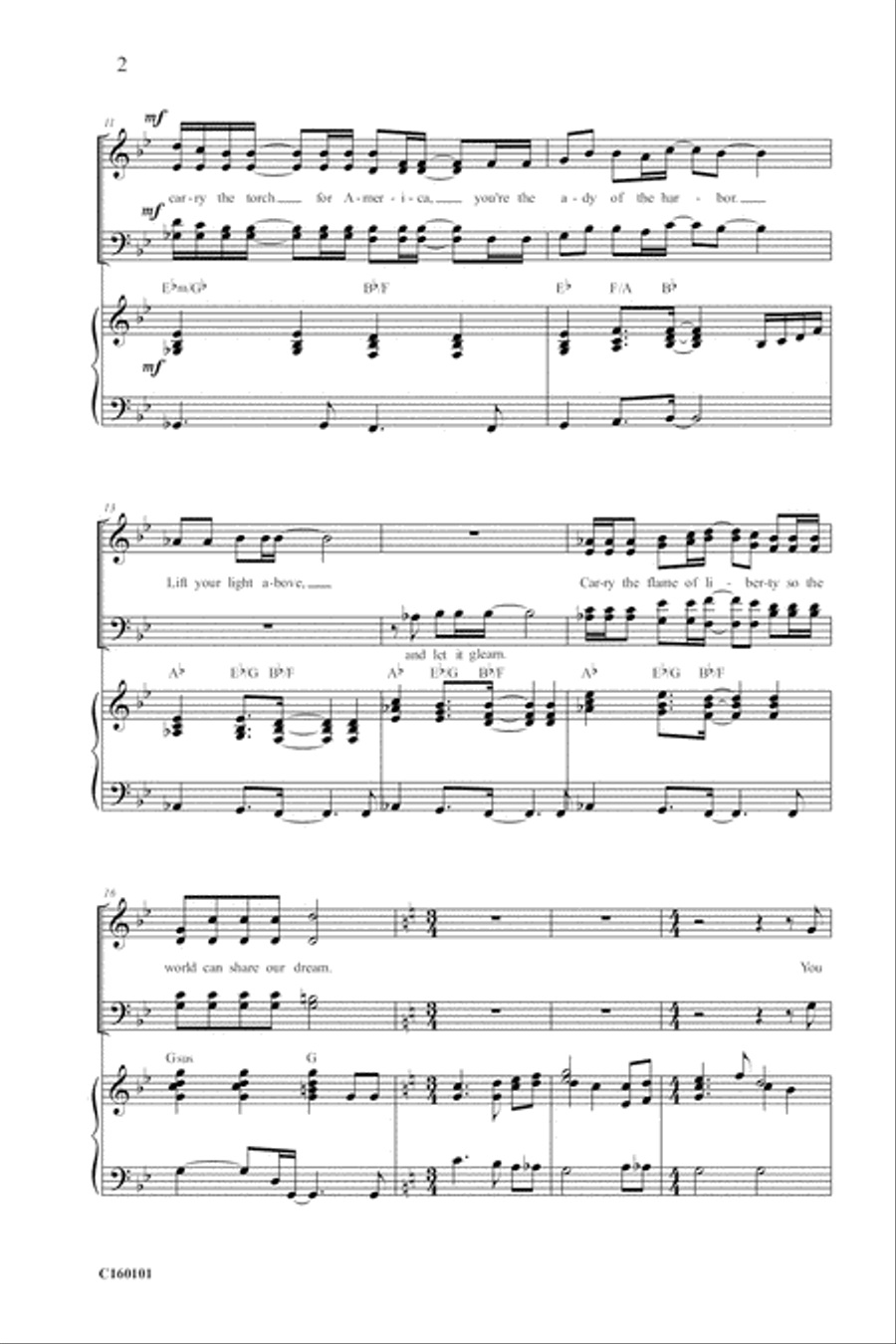 Lady Of The Harbor Lady Of The Harbor 4-Part scores gallery preview page 5