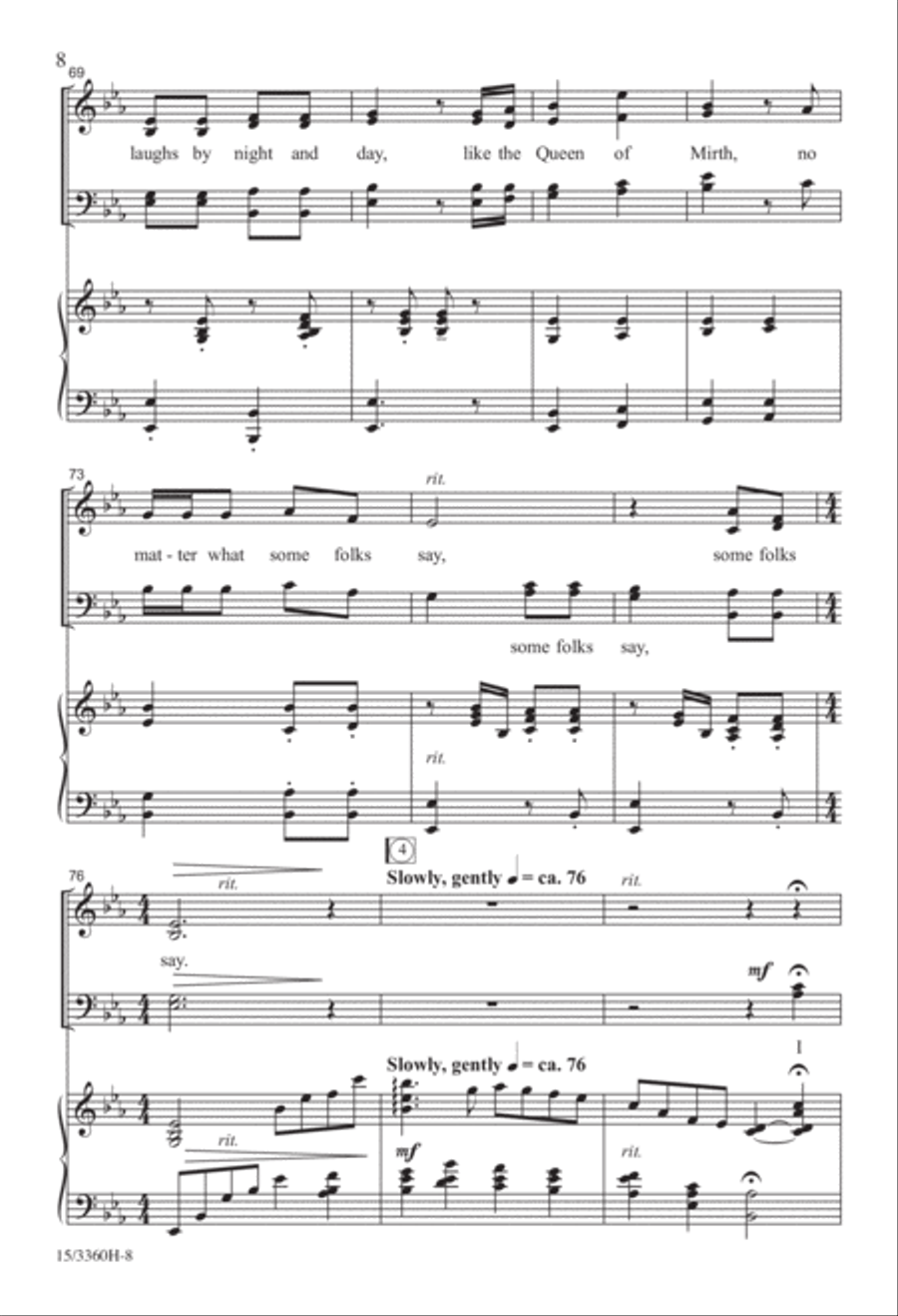 My Banjo on My Knee My Banjo on My Knee 4-Part scores gallery preview page 8