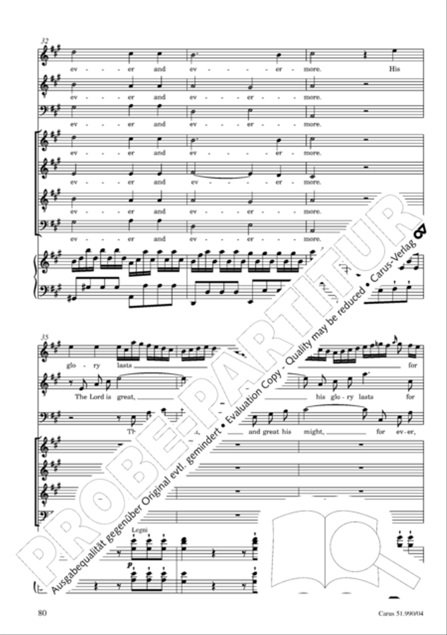 The Creation 4-Part scores gallery preview page 81