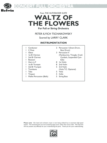 Waltz of the Flowers (from The Nutcracker Suite): Score
