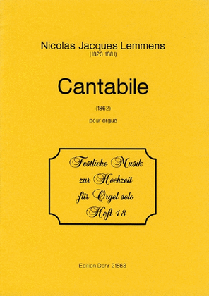 Book cover for Cantabile 18