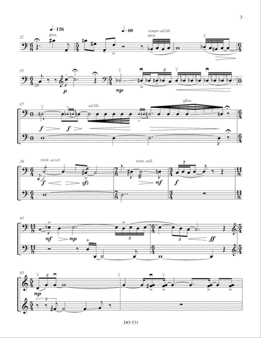PLB Double Bass scores gallery preview page 3
