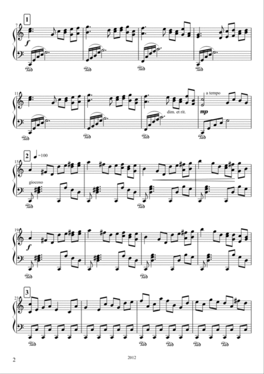 Paisley's Sonata Piano Solo scores gallery preview page 2