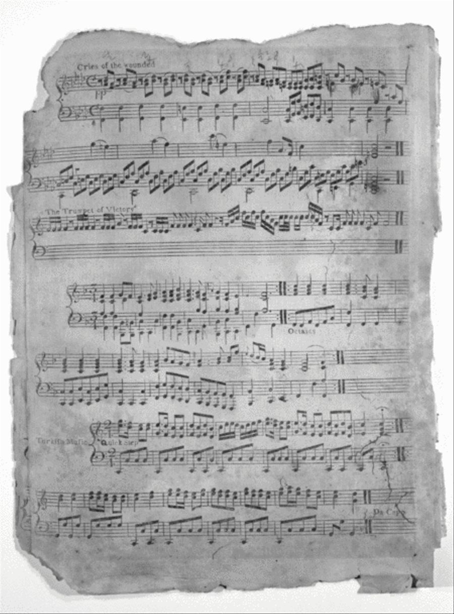 The Battle of Prague. A Favourite Sonata for the Piano Forte or Harpsichord Harpsichord scores gallery preview page 4