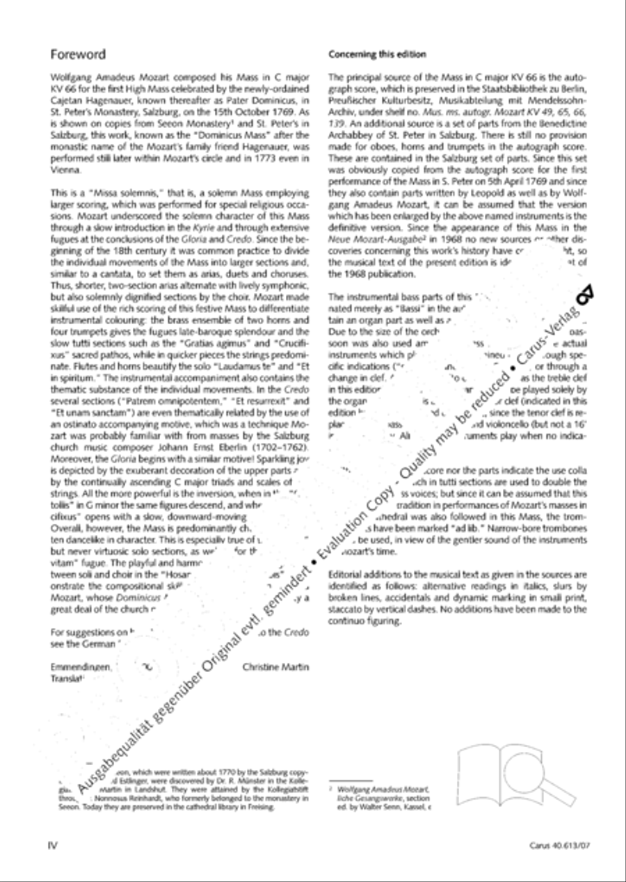Mass in C (Missa in C) Mass in C (Missa in C) 4-Part scores gallery preview page 5