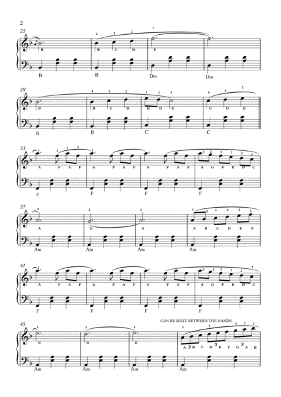 This Beautiful Shadow (intermediate harp) Harp scores gallery preview page 2