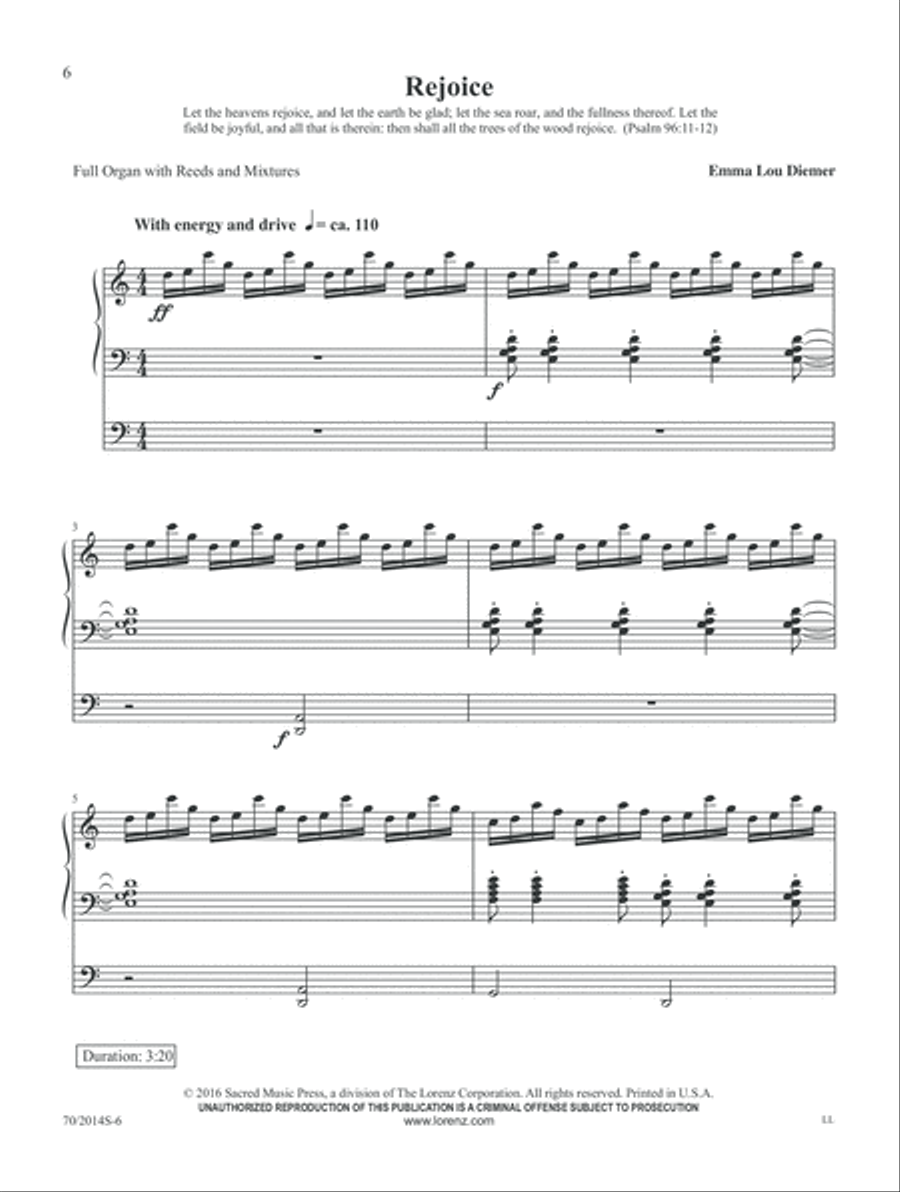 Visions from Scripture Organ scores gallery preview page 6