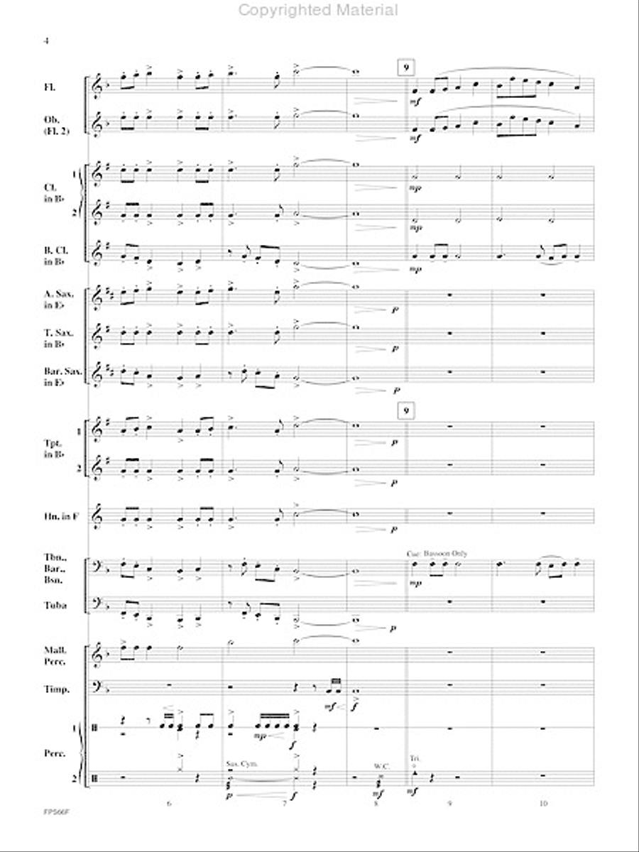 Atlantic Crossing Atlantic Crossing Concert Band scores gallery preview page 5
