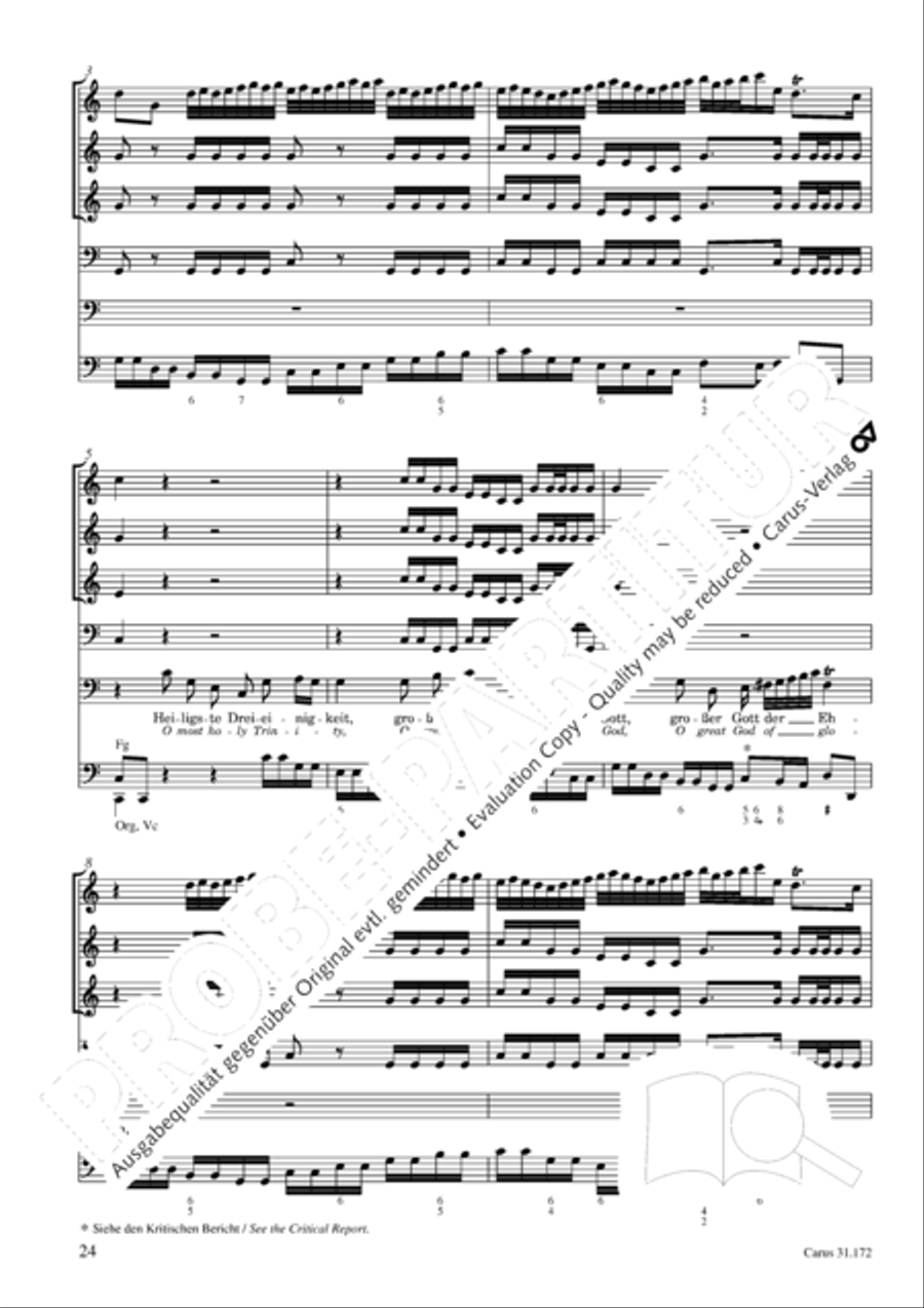 Sound forth, now with singing (Erschallet, ihr Lieder) 4-Part scores gallery preview page 23