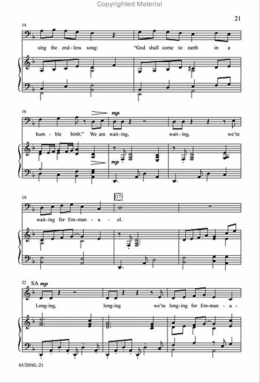 Bethlehem's Child 3-Part scores gallery preview page 9