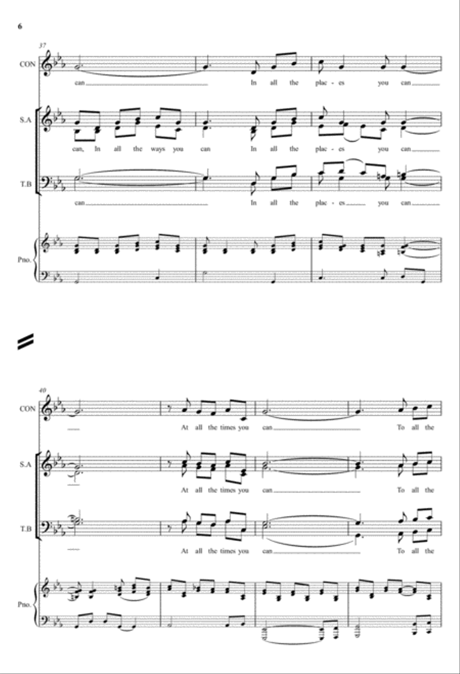 All the good you can 4-Part scores gallery preview page 5
