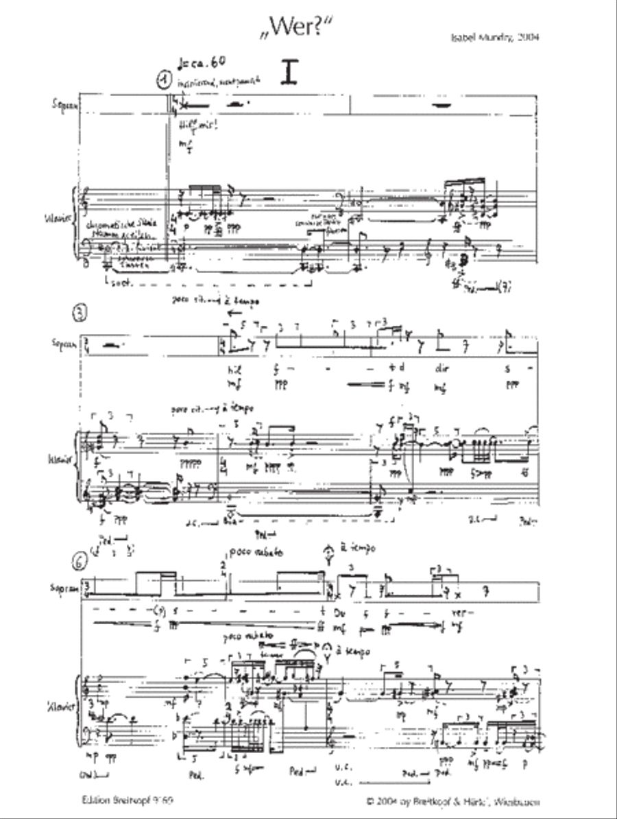 Wer? Wer? Voice Solo scores gallery preview page 2