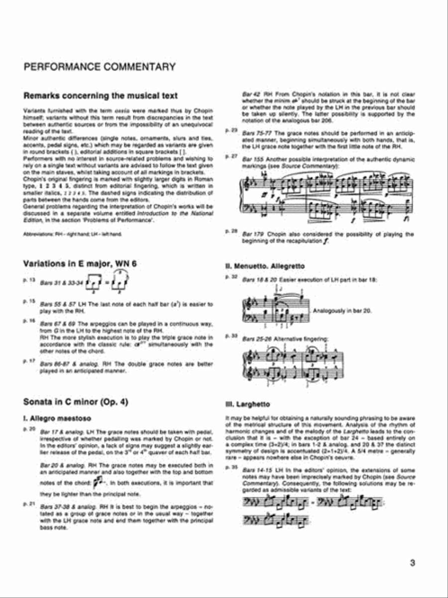 Variations in E and Sonata in C Minor