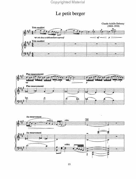 French Pieces for Flute and Piano image number null