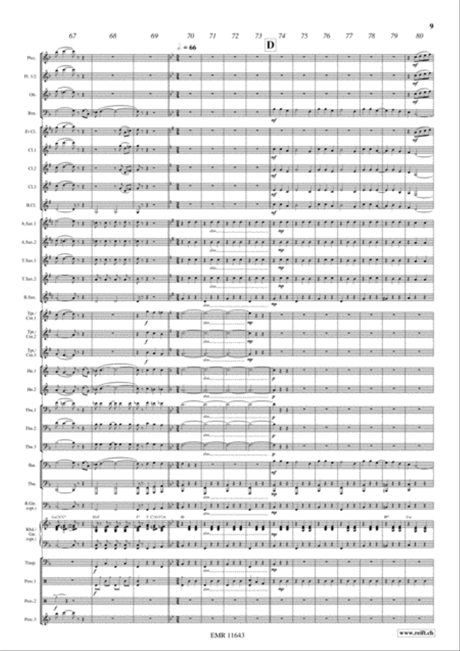 Flight To Mexico Concert Band scores gallery preview page 10