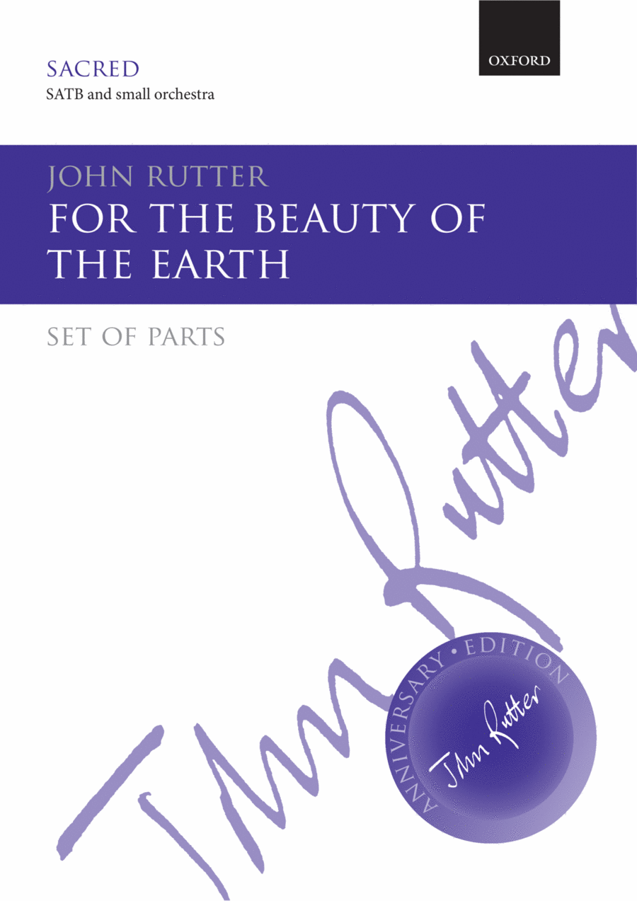 Book cover for For the beauty of the earth
