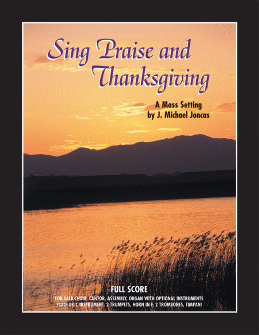 Sing Praise and Thanksgiving Mass-Full Score (revised) 4-Part scores gallery preview page 1