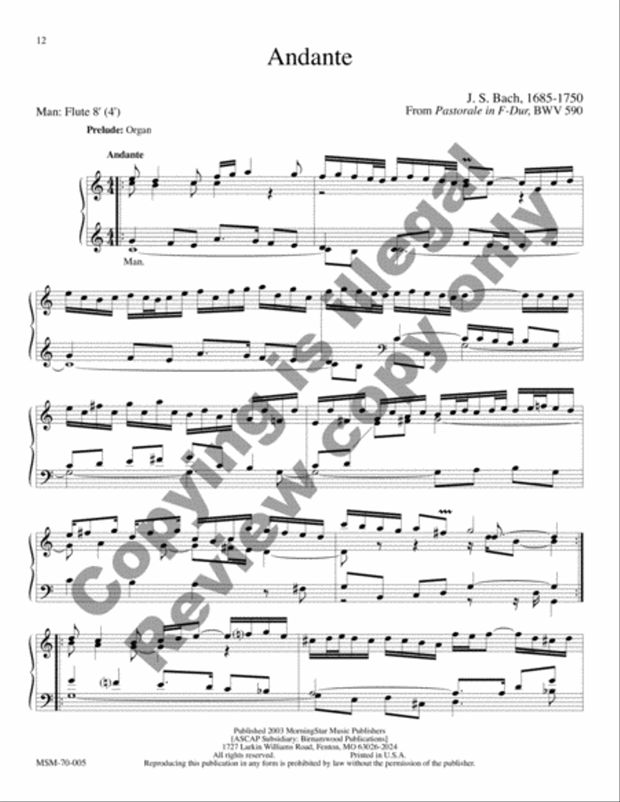 Savior of the Nations, Come (Full Score) Choir scores gallery preview page 49