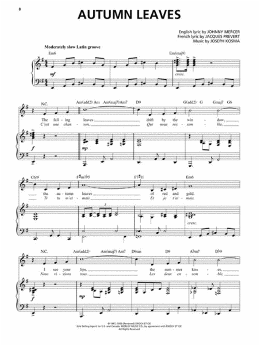 Classic Standards High Voice scores gallery preview page 6