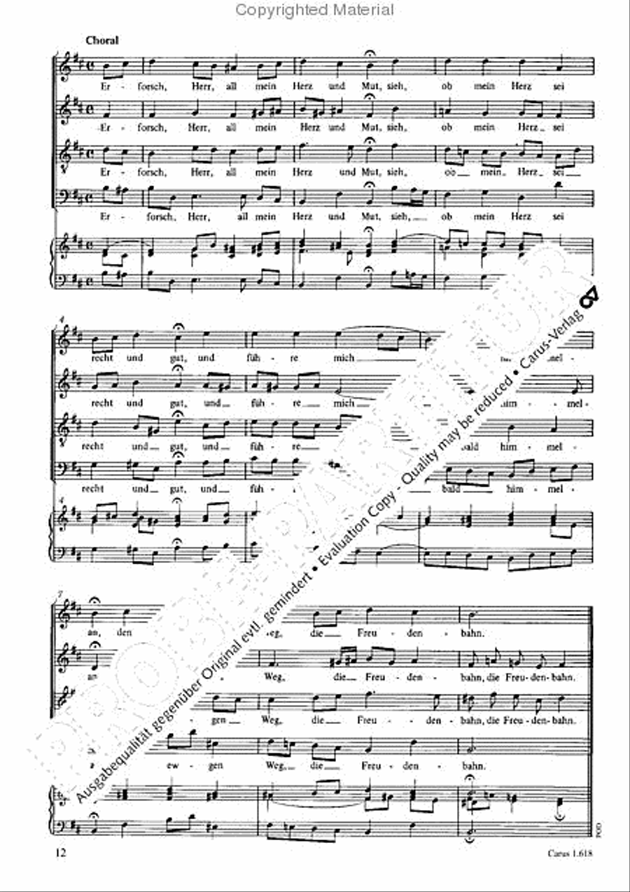 Erforsche mich, Gott SSATB scores gallery preview page 13