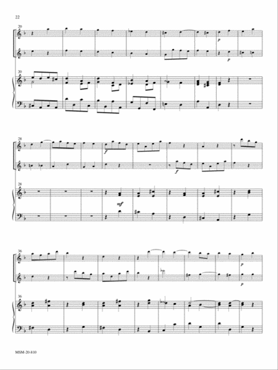 Largo and Allegro Organ scores gallery preview page 4