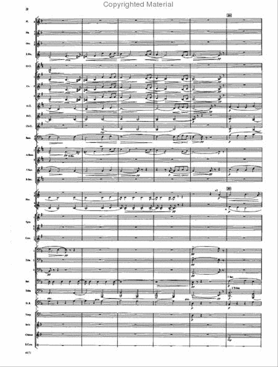 Fourth Suite for Band Concert Band scores gallery preview page 26